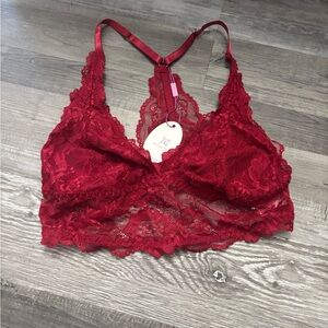 Luxurious Scarlet Lace Bralette